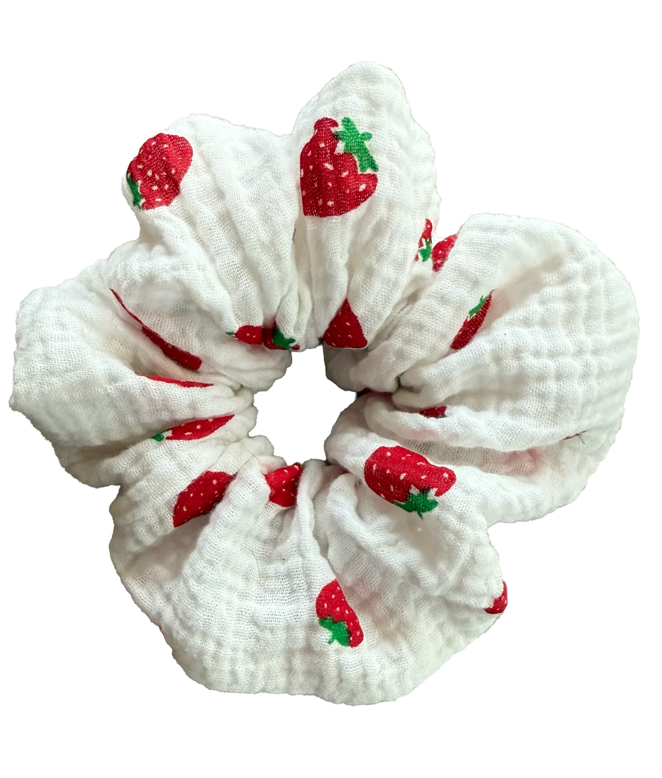 Strawberry Jubilee Scrunchy